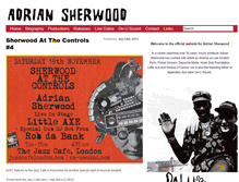 Tablet Screenshot of adriansherwood.com